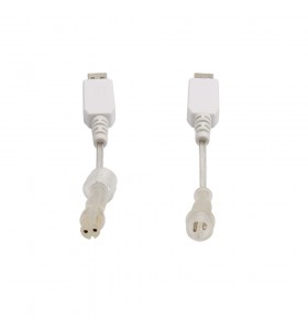 High tenacity usb 5v to 12v M12 2pin male transparent cable